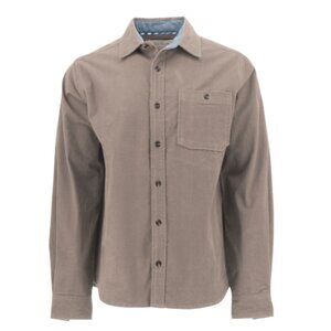 Old Ranch Mens Corduroy Longsleeve Button Up Medium Brown